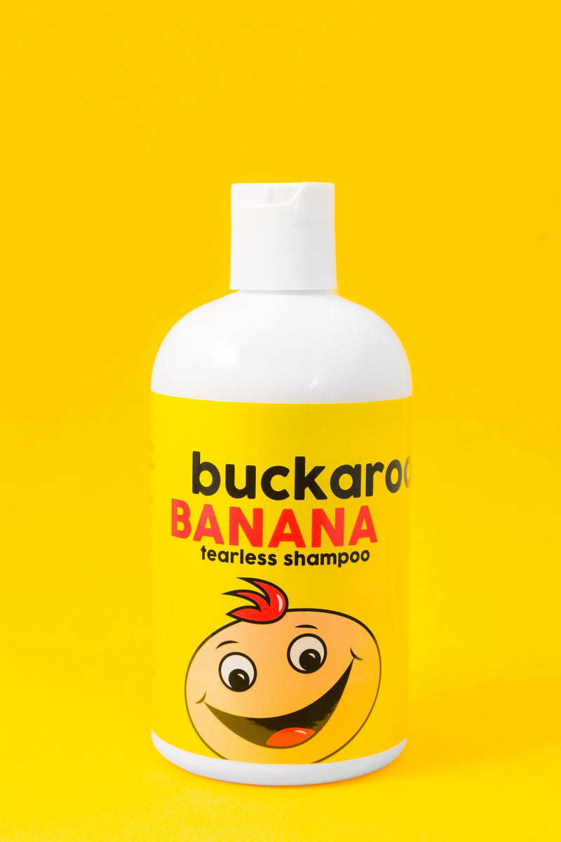 Støt ordlyd Gå tilbage Buckaroo Banana Shampoo – Melonhead Children's Haircare